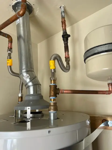 Water heater installation and plumbing repair in Waxpool